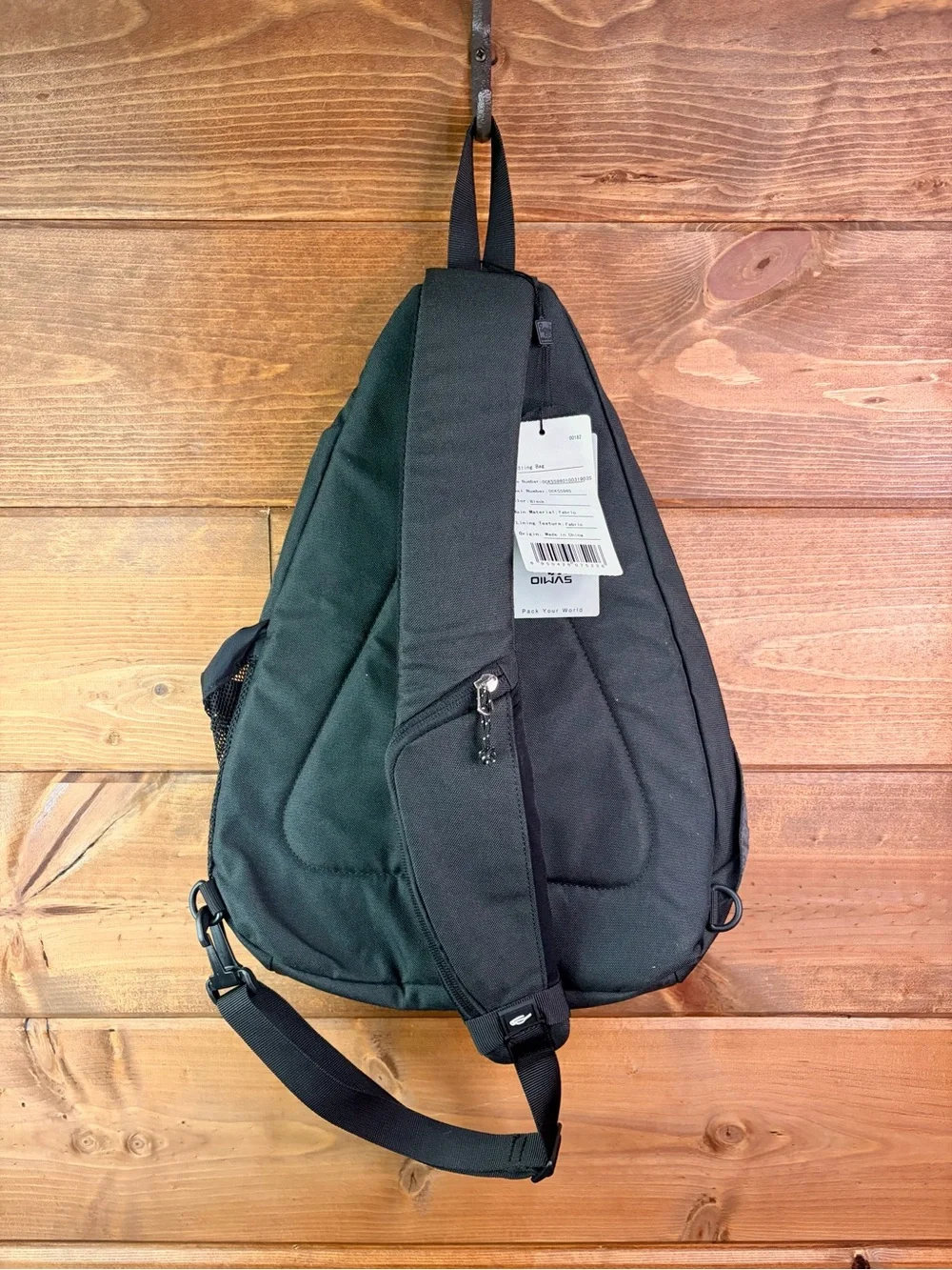 Oiwas NWT Black Sling Backpack Compact Everyday Carry 🖤